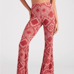 Bandana Bandit Paisley Boho Flare Pants